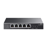 Switch 4 x RJ45 1G PoE Out, 1 x RJ45 1G PoE In, Unmanaged - TP-Link TL-SG1005P-PD