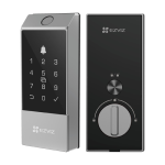 Yala inteligenta cu amprenta, multiple metode de deblocare, Wi-Fi, verificare status inchidere - EZVIZ CS-DL04(WBCP,M)