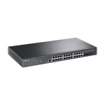 Switch L2+, 24 x RJ45 1G, 4 x SFP+ 10G, Alimentare Baterie 12V, Management, 1U - TP-Link TL-SG3428X-UPS - imagine 3
