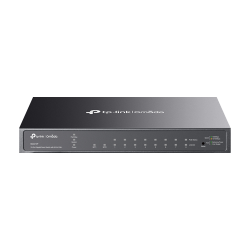img31725large Switch L2+, 8 x RJ45 1G PoE, 2 x SFP 1G, Buget PoE 61W, Management - TP-Link Omada SG2210P - imagine 1