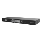 Switch 16 porturi PoE, 2 x Combo Uplink RJ45/SFP gigabit, Unmanaged - UNV NSW2020-16T2GC-POE-IN - imagine 3
