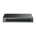 Switch LiteWave, 8 x RJ45 10/100 Mbps PoE, 1 x RJ45 10/100 Mbps, Buget PoE 63W, Unmanaged - TP-Link LS109P