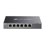 Switch 4 x RJ45 10/100 Mbps PoE, 2 x RJ45 10/100 Mbps, Buget PoE 67W, Unanaged - TP-Link Omada DS106P