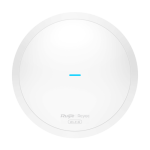 Access Point Wi-Fi 6, AX1800 Dual-Band, 1 x RJ45 Gigabit, PoE IN, Cloud Management - Ruijie RG-RAP62