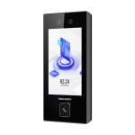 Terminal control acces recunoastere faciala, 4.5 inch touch screen, M1, WiFi, PoE - HIKVISION DS-K1T344MBWX-E1