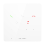 Post interior interfon TCP/IP, 9 butoane, PoE, Alarma IN, ALB - HIKVISION DS-KH6000-E1-White - imagine 3