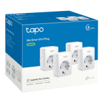 Pachet 4 prize smart, Wi-Fi, 10A, control vocal - TP-Link Tapo TapoP100(4-pack) - imagine 2