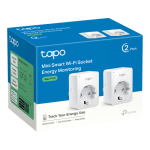 Pachet 2 prize smart, 16A, Wi-Fi, control vocal, monitorizare consum - TP-Link Tapo TapoP110(2-pack) - imagine 2