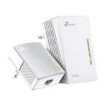 Kit Powerline AV600, Wi-Fi 4, N600 2.4GHz, 2+1 x RJ45 10/100 Mbps - TP-Link TL-WPA4220KIT