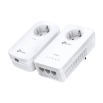 Kit Powerline AV1300, Passthrough, Wi-Fi 5, AC1200 Dual-Band, 3+1 x RJ45 Gigabit - TP-Link TL-WPA8631PKIT