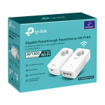 Kit Powerline AV1300, Passthrough, Wi-Fi 5, AC1200 Dual-Band, 3+1 x RJ45 Gigabit - TP-Link TL-WPA8631PKIT - imagine 3