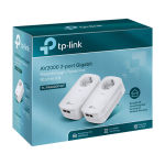 Kit Powerline AV2000, Passthrough, 2 x RJ45 Gigabit - TP-Link TL-PA9020PKIT - imagine 3