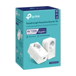 Kit Powerline AV1000, Passthrough, 1 x RJ45 Gigabit - TP-Link TL-PA7017PKIT - imagine 2