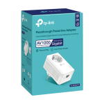 Powerline AV1000, Passthrough, 1 x RJ45 Gigabit - TP-Link TL-PA7017P - imagine 2