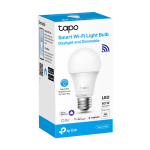 Bec smart Wi-Fi, lumina naturala 4000K ajustabila, 806 lm, E27 - TP-Link Tapo TapoL520E - imagine 2