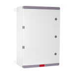 Cutie distributie IP67 din ABS gri, usa mata, placa metalica, 400x600x200 mm PD406020