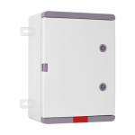 Cutie distributie IP67 din ABS gri, usa mata, placa metalica, 250x350x150 mm PD253515