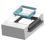Doza de pardoseala in carcasa plastic - DLX UBS-890-12 - imagine 3