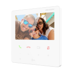 Monitor videointerfon TCP/IP, TFT LCD 4.3 inch touch screen 9 butoane, PoE, WiFi, Alb - HIKVISION DS-KH6110-WE1-White - imagine 3