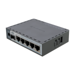 Router hEX, 5 porturi RJ45 Gigabit, 1 x SFP 2.5G, 1 x PoE Out, USB, PoE In - MikroTik E60iUGS - imagine 2