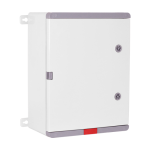 Cutie distributie IP67 din ABS gri, usa mata, placa metalica, 300x400x220 mm PD304022