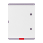 Cutie distributie IP67 din ABS gri, usa mata, placa metalica, 300x400x220 mm PD304022 - imagine 2