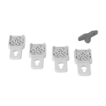 Cutie distributie IP67 din ABS gri, usa mata, placa metalica, 400x500x240 mm PD405024 - imagine 4