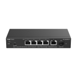 Switch 4 x RJ45 2.5G PoE, 1 x SFP+ 10G, 1 x RJ45 2.5G, Cloud Management - Ruijie Reyee RG-ES206MG-P