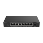 Switch 8 x RJ45 2.5G PoE, 1 x SFP+ 10G, Cloud Management - Ruijie Reyee RG-ES209MG-P