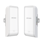 Set Bridge wireless 2.4GHz, 300Mbps, 1 km, 7dBi, PoE IN, Management - HIKVISION DS-3WF1000-EI-2N