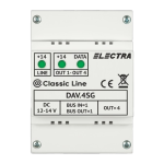 Doza derivatie video DAV.4SG Classic 4 iesiri - ELECTRA DAV.4SG