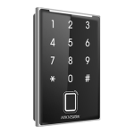 Cititor de proximitate MIFARE, amprenta, tastatura integrata, Bluetooth, Wiegand, RS485 - HIKVISION DS-K1109DKFB