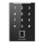 Cititor de proximitate MIFARE, amprenta, tastatura integrata, Bluetooth, Wiegand, RS485 - HIKVISION DS-K1109DKFB - imagine 2