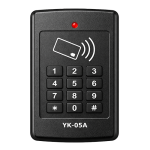Cititor de proximitate RFID (125KHz) stand-alone pentru exterior cu tastatura YK-05A