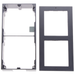 Rama montaj aparent, 2 module, pentru Interfon modular - HIKVISION DS-KD-ACW2 - imagine 2