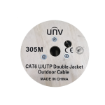 Cablu UTP DE EXTERIOR, cat 6E, CUPRU 100%, tambur 305 metri - UNV  CAB-LC3110B-E-IN - imagine 3