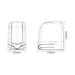 Kit automatizare poarta batanta 2x2.5m -MOTORLINE TELICA230-KIT - imagine 3