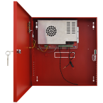 Sursa de alimentare EN 54-4, 27.6V/9.2A, cutie metalica cu loc acumulatori 2x17Ah/12V - PULSAR EN54C-10A17