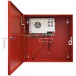 Sursa de alimentare EN 54-4, 27.6V/8.8A, cutie metalica cu loc acumulatori 2x28Ah/12V - PULSAR EN54C-10A28