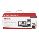 KIT videointerfon pentru o familie, Wi-Fi 2.4Ghz, monitor 7 inch - HIKVISION DS-KIS604-S - imagine 2