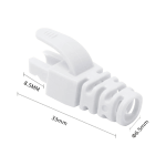 Manson protectie mufa RJ45, alb (100buc) RJ45-CAP-WH