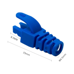 Manson protectie mufa RJ45, albastru (100buc) RJ45-CAP-BL