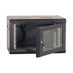 Rack perete 6U 19' 600x450, capacitate incarcare 80 Kg, negru - ASYTECH Networking ASY-6U-6045W - imagine 2