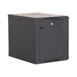 Rack perete 9U 19'' 600x450, capacitate incarcare 80 Kg, negru - ASYTECH Networking ASY-9U-6045W - imagine 3