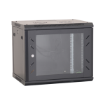 Rack perete 12U 19' 600x450, capacitate incarcare 80 Kg, negru - ASYTECH Networking ASY-12U-6045W