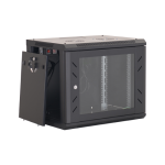 Rack perete 12U 19' 600x450, capacitate incarcare 80 Kg, negru - ASYTECH Networking ASY-12U-6045W - imagine 2