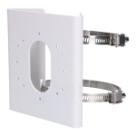 Adaptor montaj stalp pentru camere si doze - HIKVISION DS-1275ZJ-S-SUS