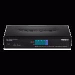 Switch 4 Gigabit PoE+ 31W, 1 port uplink Gigabit- TRENDnet TPE-TG50ES - imagine 2