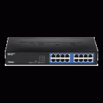 Switch GREENnet 16 porturi Gigabit - TRENDnet TEG-S16DG - imagine 2