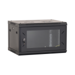 Rack perete 4U 19'' 600x450, capacitate incarcare 80 Kg, negru - ASYTECH Networking ASY-4U-6045W